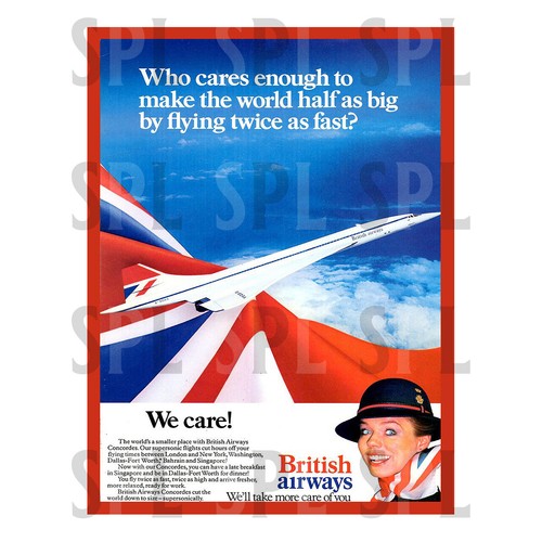 British airways retro metal - british,