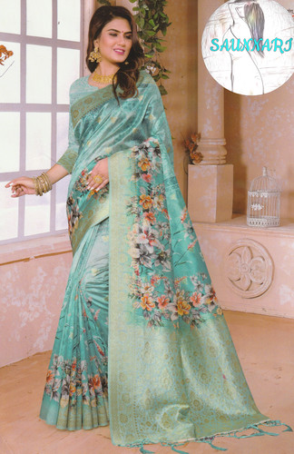 Indian sari banarasi handloom - banarasi,