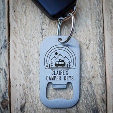 Line art camper van key - art, ring