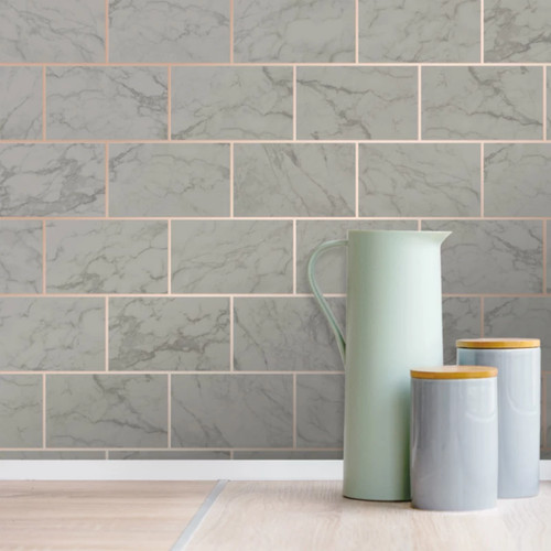 Wallpaper brick marble metro - wallpaper, -metro