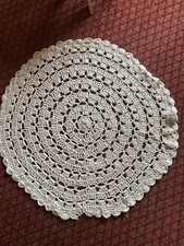 Round Crochet Rug La Redoute Mint Green
