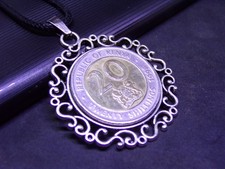 Kenyan Coin Pendant Necklace