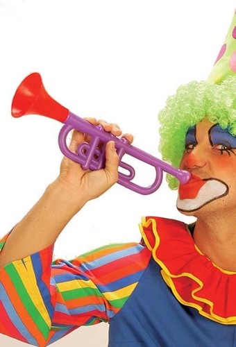 Clown trumpet - clown,