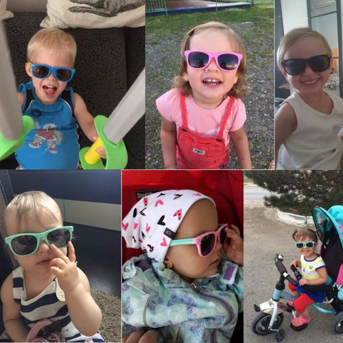 Kids tr90 silicone sunglasses - tr90,