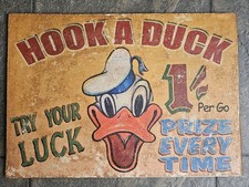 WOOD HOOK A DUCK, VINTAGE