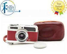 Canon Demi Half Frame Film Camera Red w/Case JAPAN #Black Friday SALE