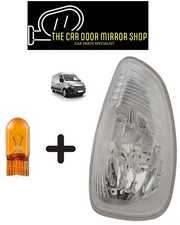 Fit NISSAN INTERSTAR  2011-2024 Right Side Mirror Indicator Lens Clear With Bulb