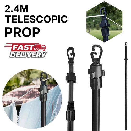 Extendable laundry pole - extendable,