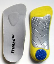 3/4 length Orthotic Insoles + Arch Support + Heel pad, flat feet, fallen arches