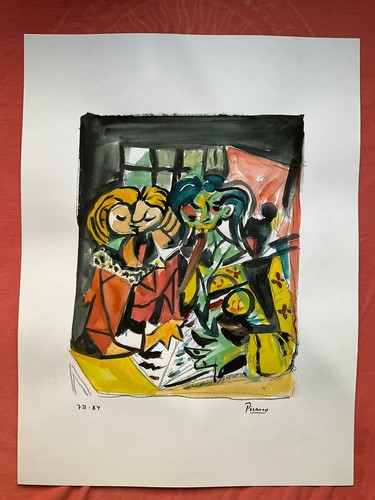 Picasso painting drawing - painting,