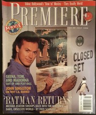 Premiere Magazine July 1992 Michael Keaton Batman Returns