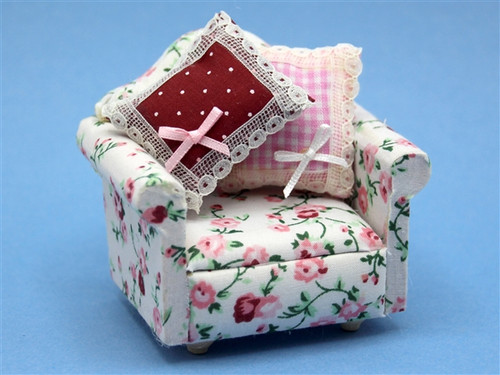 Floral sofa chair with two - chair,