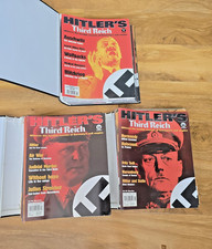 Hitler's Third Reich Magazine WW2 Volumes Issues 1 - 32 + 3 Binders - In English