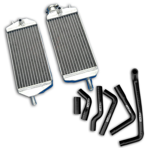 Aluminum radiator black hose - aluminum,