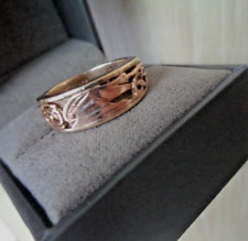 Welsh 9ct Yellow & Rose Gold Clogau Gold Welsh Dragon Ring h/m 2000 -  size J