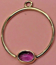 PANDORA | 14K GOLD AMETHYST