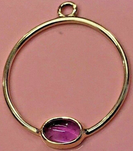 Pandora 14k gold amethyst - |,