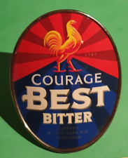 Beer pump clip badge COURAGE