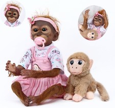 Reborn monkey doll inches - doll, 22
