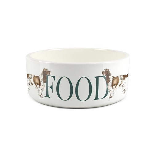 Springer spaniel pet bowl - springer,