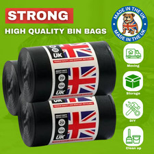 HEAVY DUTY BIN BAGS  STRONG