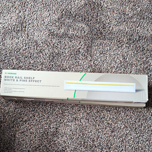 Homebase book rail wall shelf - wall,