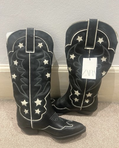 Zara viral cowboy leather - zara,