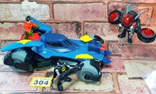 Imaginext Batman Playset Bat Mobile & Bane Robin Figures Y304 Toy Vehicle 