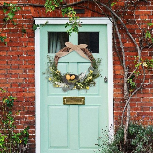 Easter wreath artificial - easter,