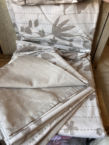 Natural floral bedding set - floral,