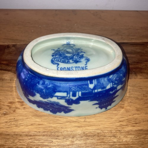 Antique victoria ware - victoria, blue