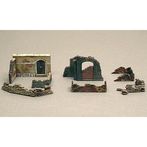 Italeri walls ruins 2 - walls, &