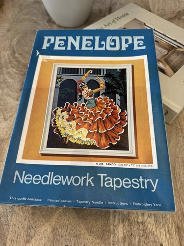 Vintage needlepoint tapestry - needlepoint,