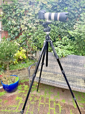 Manfrotto 055XPROB Tripod with 410 Junior Geared Head and quick release plate