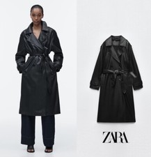 ZARA BNWT BLACK FAUX LEATHER