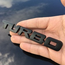 1pc Car Metal 3D TURBO Logo