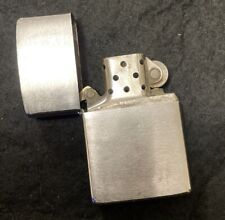 Vintage Brushed Steel Zippo Lighter