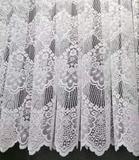 White Lace Cheap Net Curtains