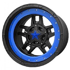 SET OF FOUR 20" BLUE INNER