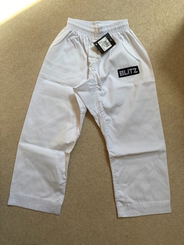 Blitz karate trousers - karate, white