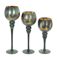 Mercury Brown Crackle Glass
