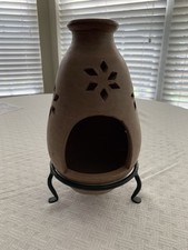 Clay Chiminea 10" Tall with
