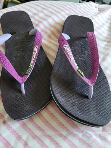 Purple havianas flip flops - purple,