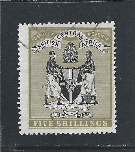 Nyasaland 1896 black - 1896, 5s