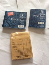 Vintage Challenge Receipt Book & Duplicate Book 100’s & Pack Of Wage Slips