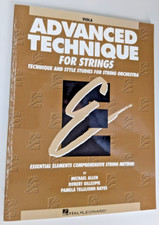 VIOLA Advanced  Technique for Strings - Essential Element Method Paperback 2004