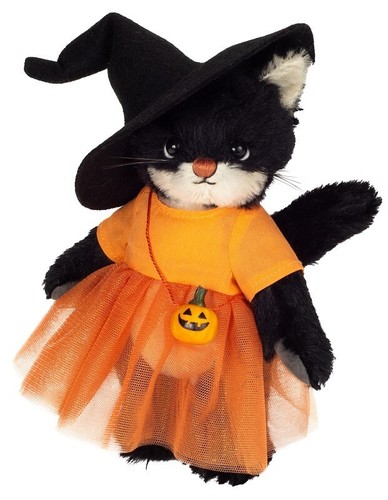 Halloween cat harriet teddy - halloween,