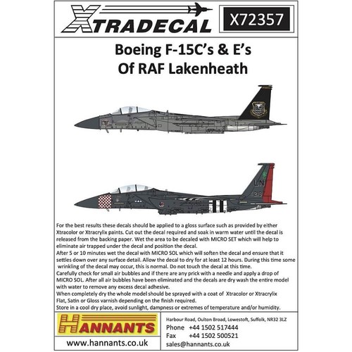 Boeing 15c e s - f-15c's, of