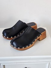 Mango Black Leather 1970s