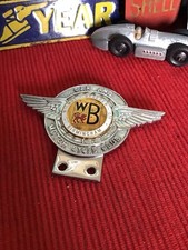 Vintage Car Badge - WILMOT BREEDEN Car & Motor Cycle Club Badge - SUPER RARE